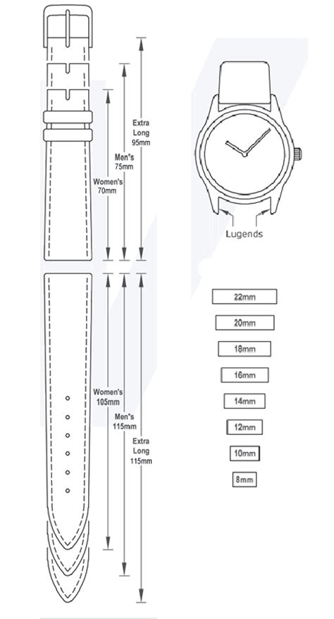 panerai black seal watch strap|Panerai watch strap size chart.